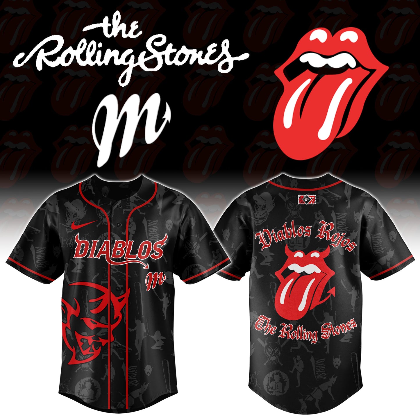 Diablos x The Rolling Stones Jersey 2026