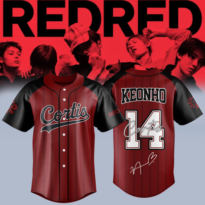 CORTIS: 2ND EP “GREENGREEN” – “REDRED” Exclusive Baseball Jersey