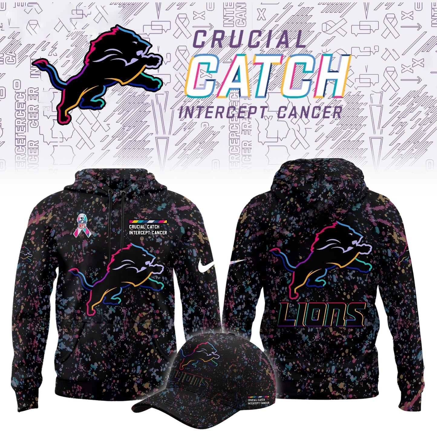 Detroit Lions Crucial Catch Limited Hoodie