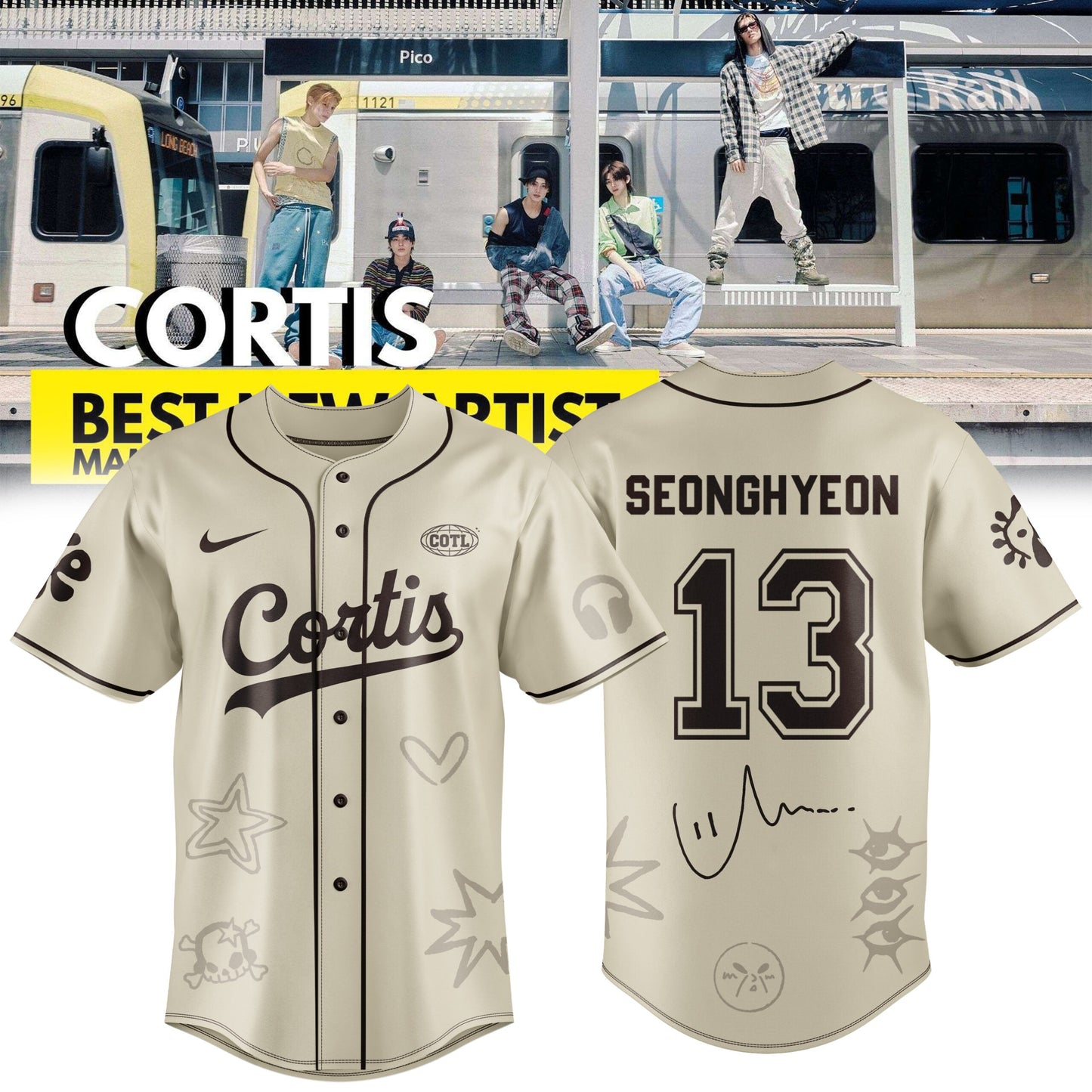 Seonghyeon - CORTIS Exclusive Baseball Jersey