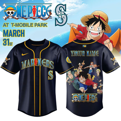 Seattle Mariners x One Piece Night 2026 Limited Edition Jersey