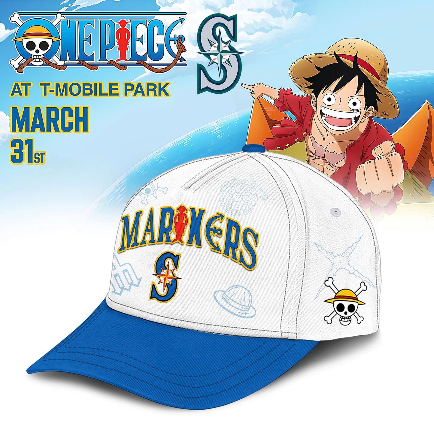 Seattle Mariners x One Piece Night 2026 Limited Edition Hoodie