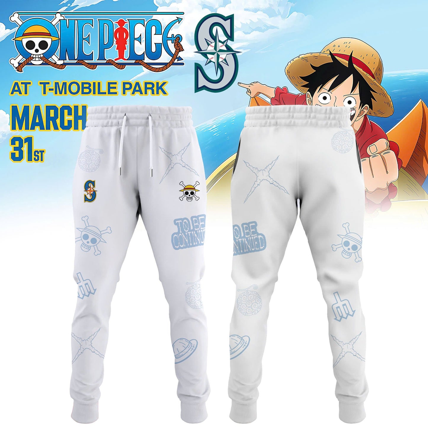 Seattle Mariners x One Piece Night 2026 Limited Edition Sweatshirt
