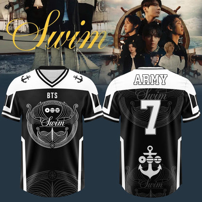 BTS “ Swim Arirang Album Mixed Mesh Jersey