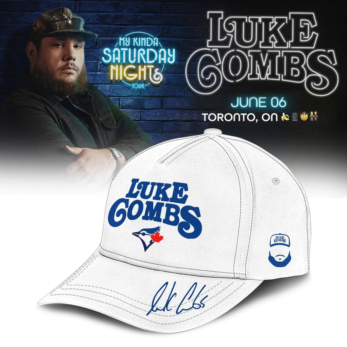 Toronto Blue Jays x LC My Kinda Saturday Night Tour 2026 Limited Edition Jersey