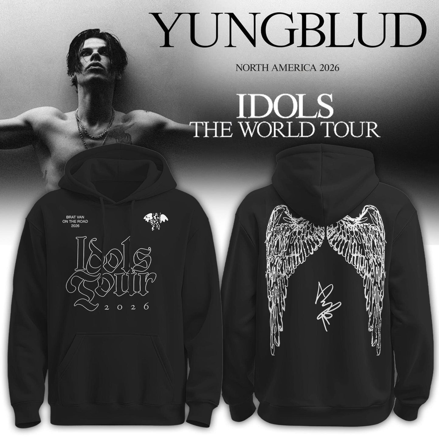 YBD – Idols World Tour 2026 Limited Edition Hoodie