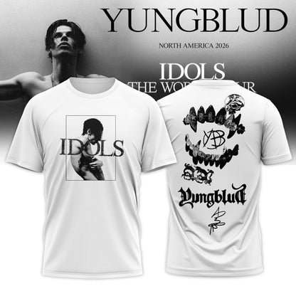 YUNGBLUD Idols The World Tour 2026 Limited Edition T-shirt