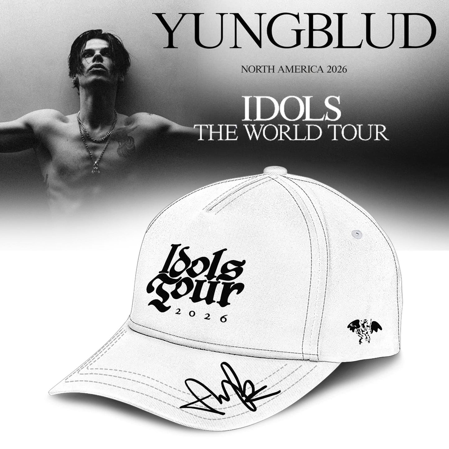 YUNGBLUD Idols The World Tour 2026 Limited Edition T-shirt