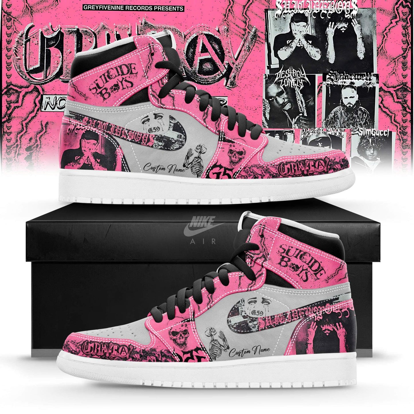 Grey day 2026 – North American Tour AJ1 Sneaker