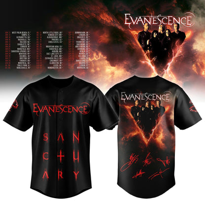 EVANESCENCE  " Sanctuary 2026 World Tour " Limited Edition Jersey