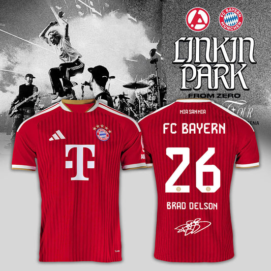 FC Bayern München x LK From Zero Welttournee 2026 Signature Home Brad Delson Jersey